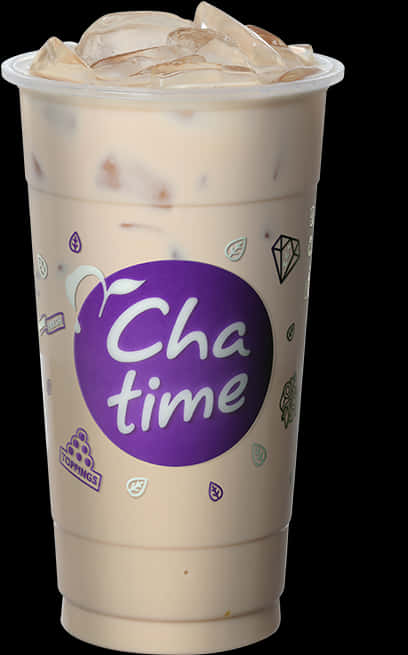 Chatime Bubble Tea Cup PNG image