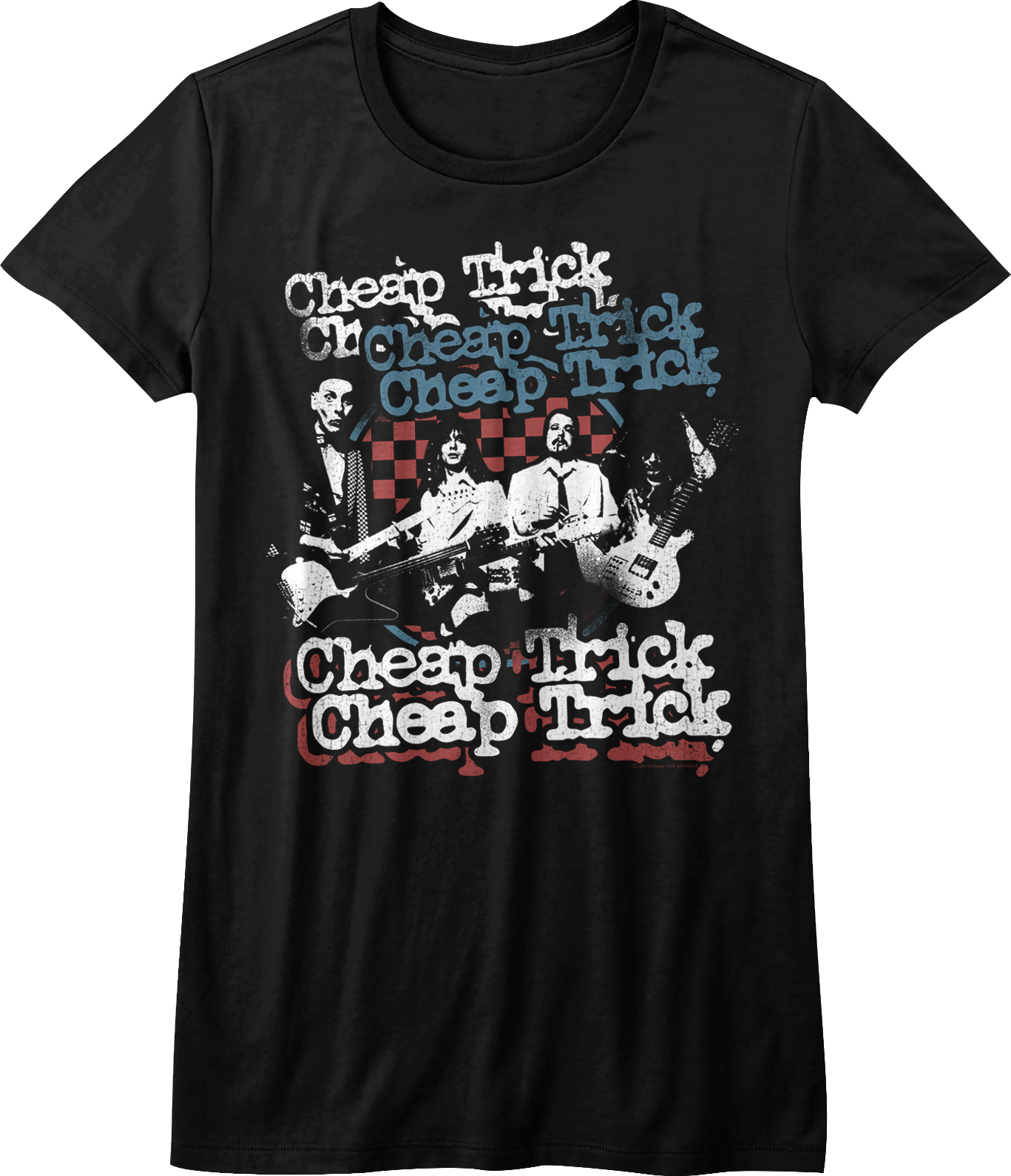 Cheap Trick Band Graphic T Shirt PNG image