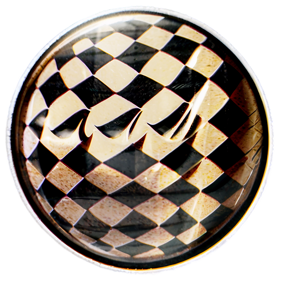 Checkerboard Circle Sticker Png Uea93 PNG image