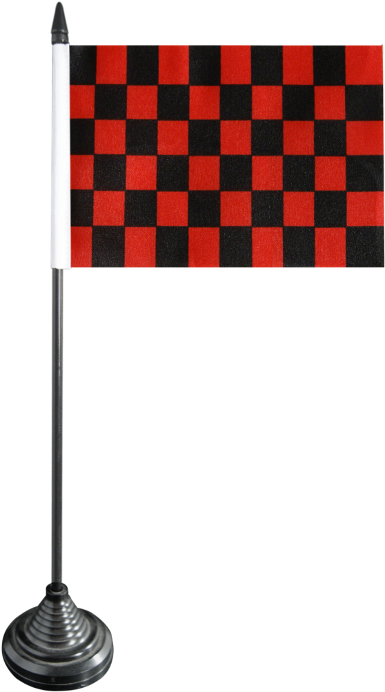 Checkered Race Flag Standing PNG image