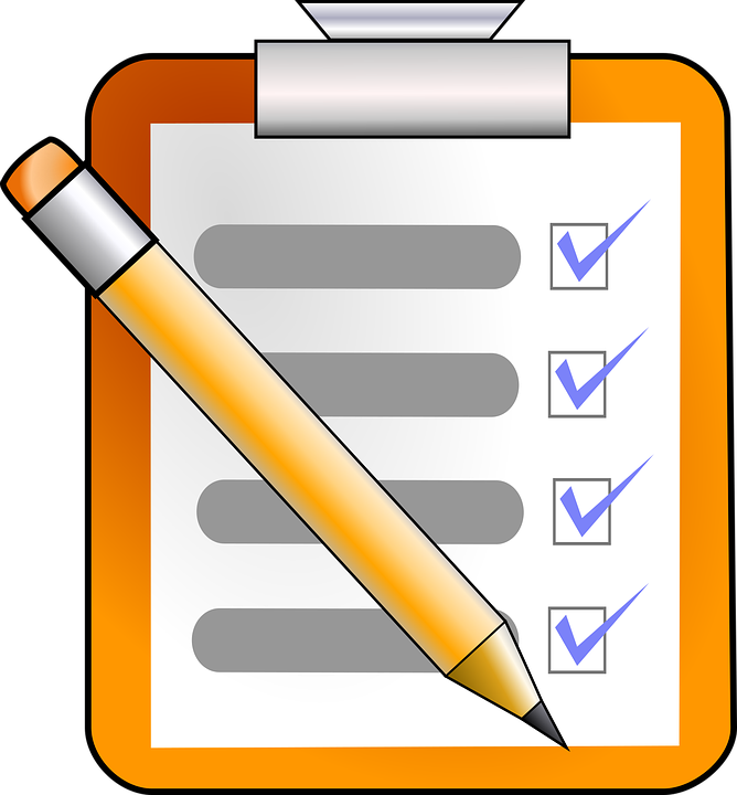 Checklist Clipboard Pencil Icon PNG image