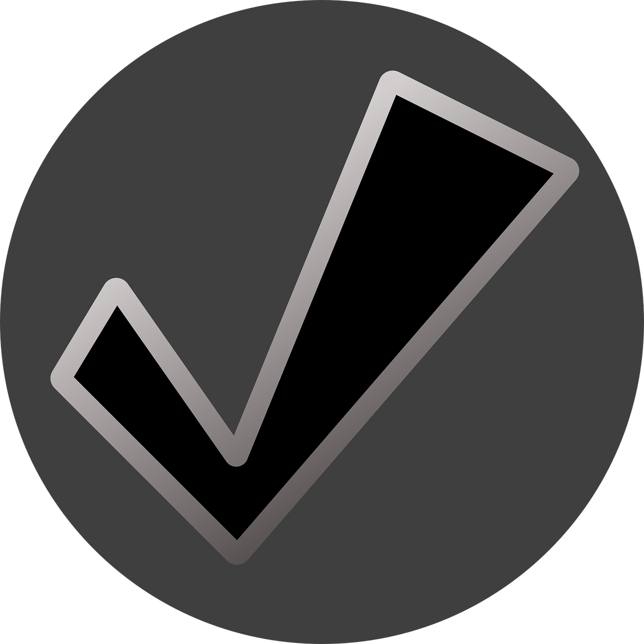 Checkmark Icon Graphic PNG image