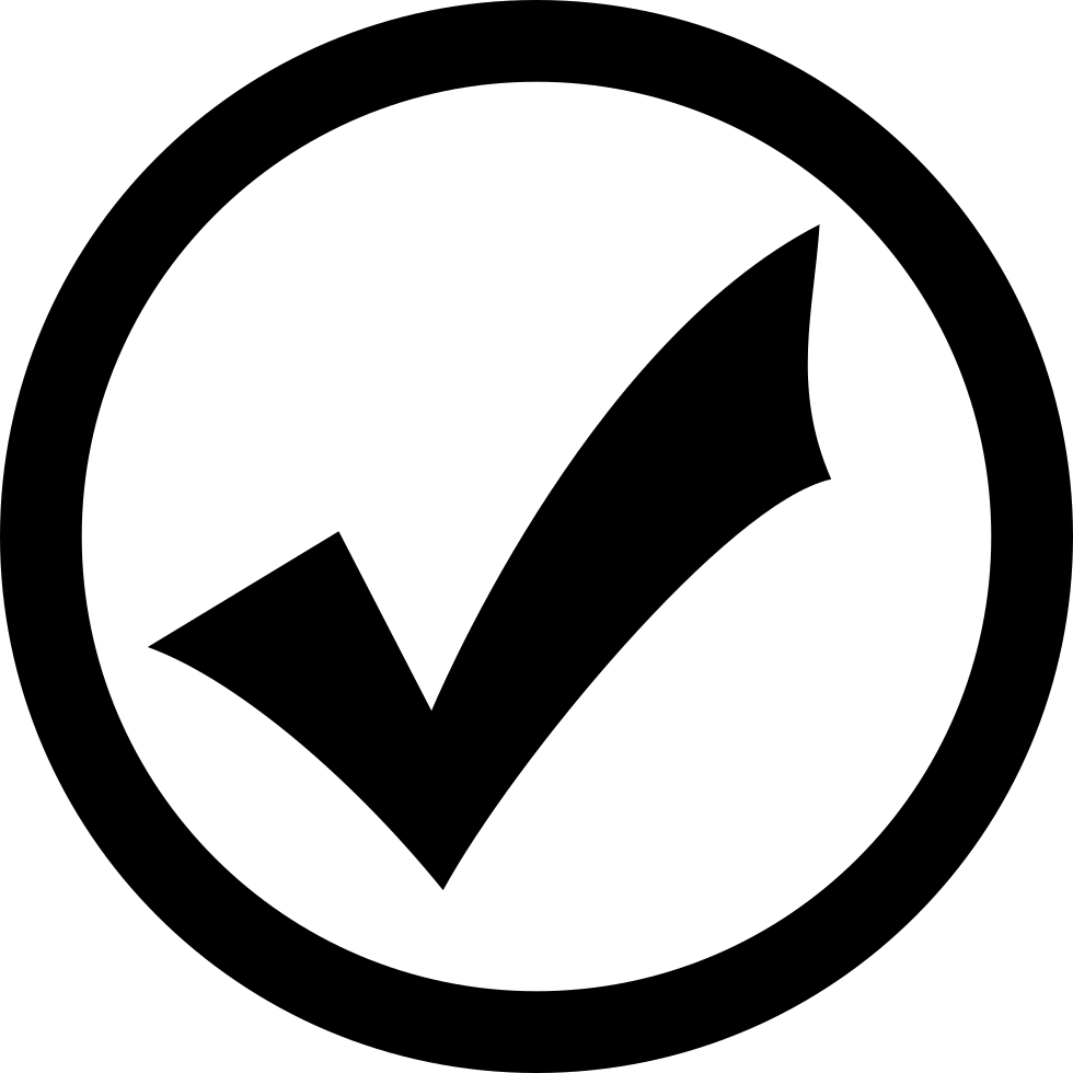 Checkmark Symbol Graphic PNG image