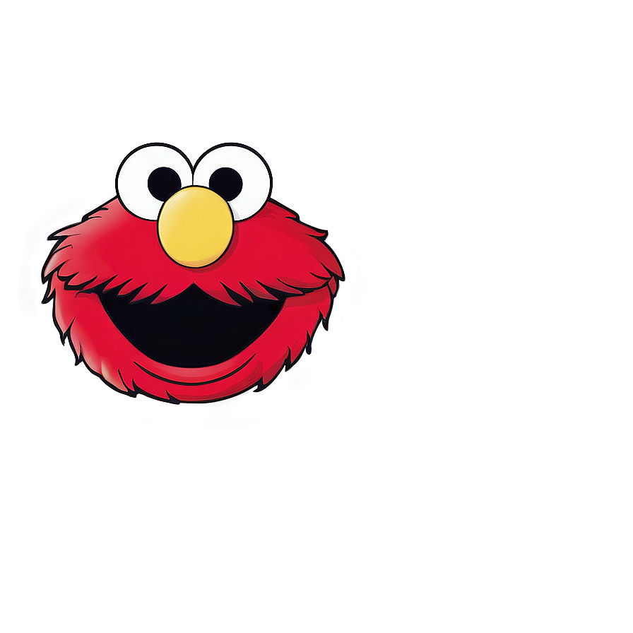 Cheerful Elmo Face For Cookies Png Fjo PNG image