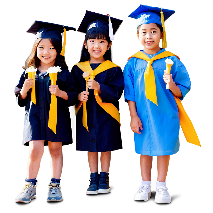 Cheerful Kindergarten Graduation Day Png 62 PNG image