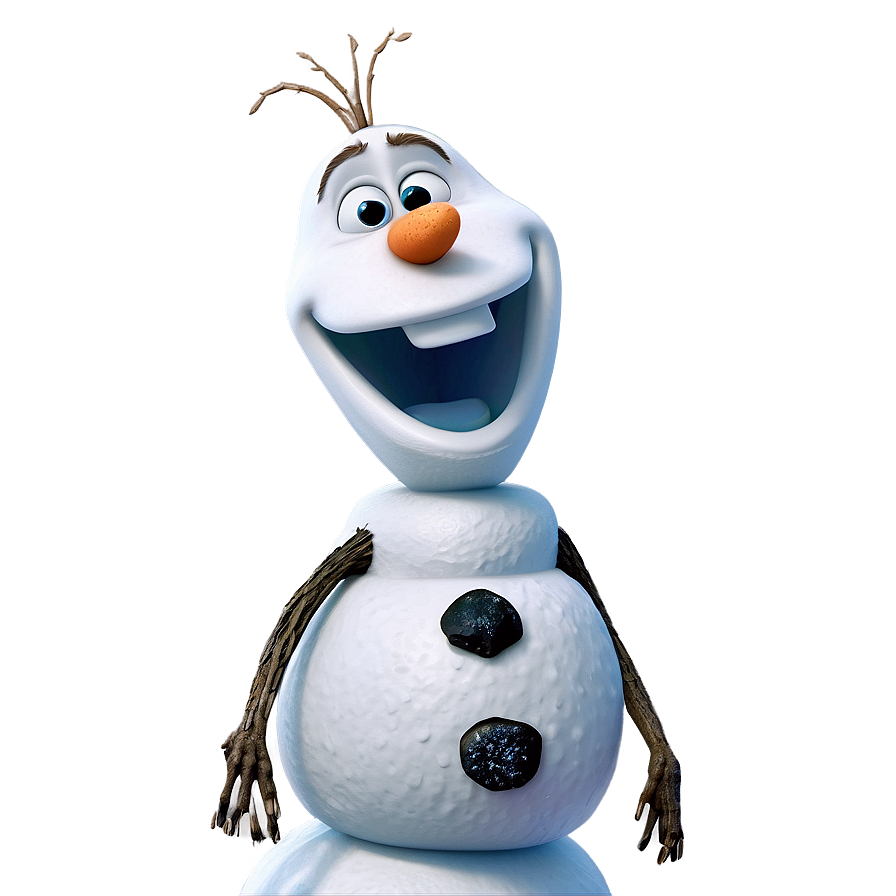 Cheerful Olaf Pose Png 70 PNG image