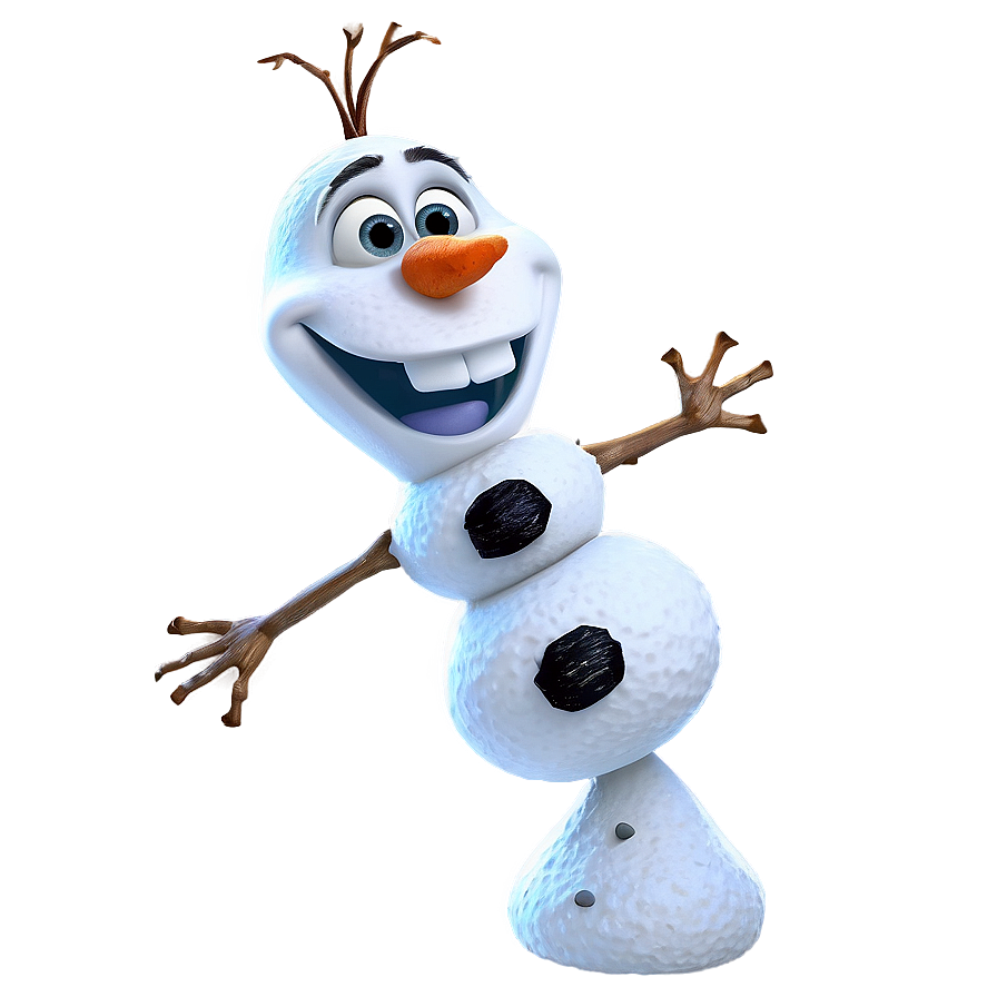 Cheerful Olaf Pose Png Gvj PNG image