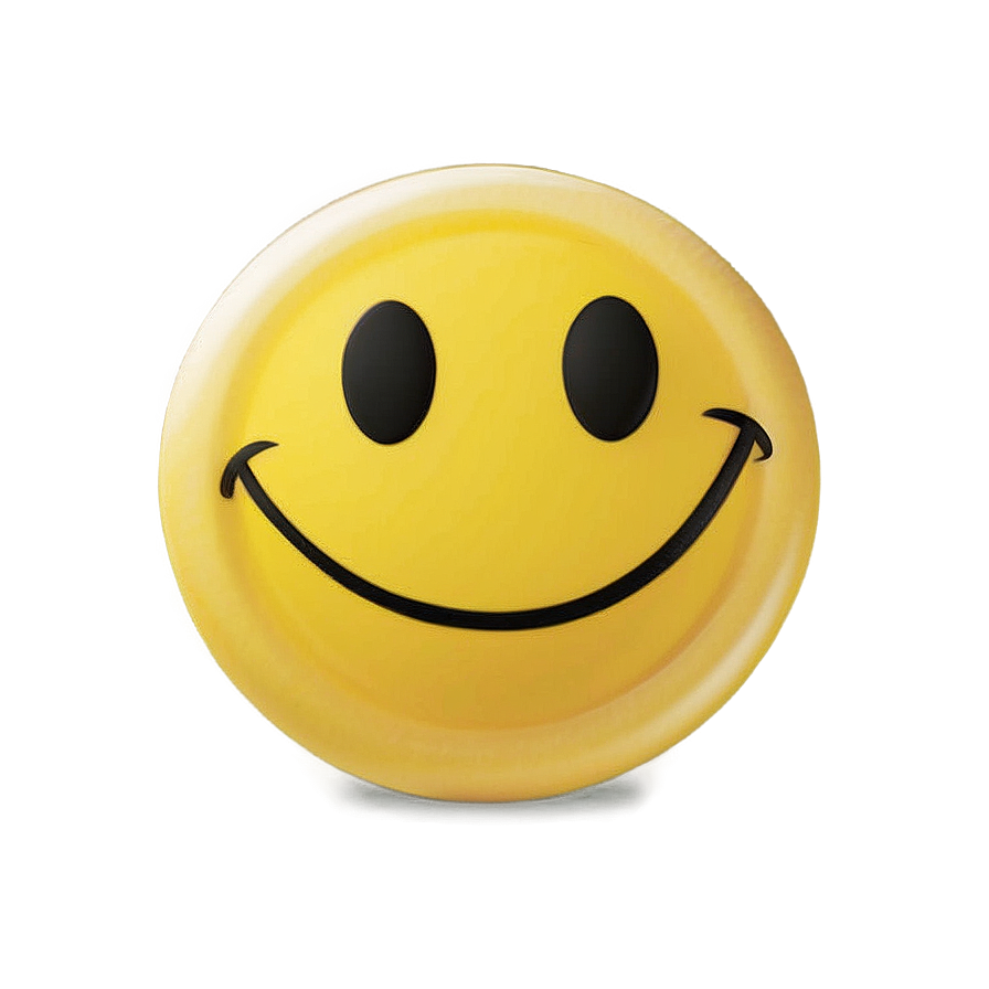 Cheerful Yellow Smiley Face Png 94 PNG image