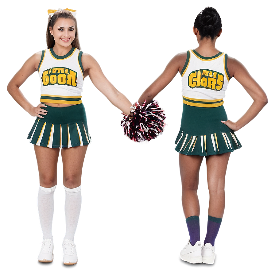 Cheerleader Team Pose Png 05252024 PNG image