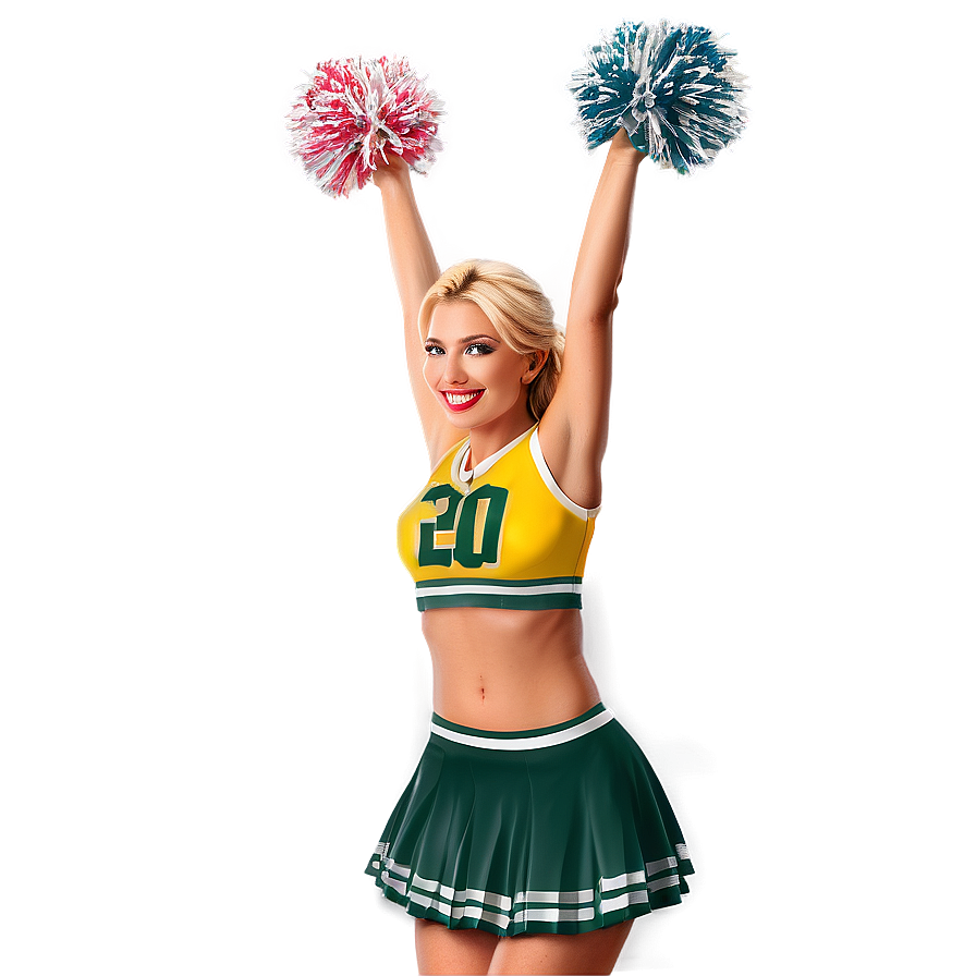Cheerleader Themed Party Png Fwn25 PNG image