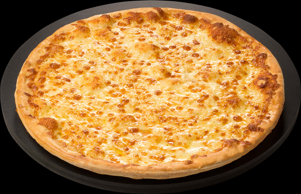 Cheese Pizza Top View PNG image