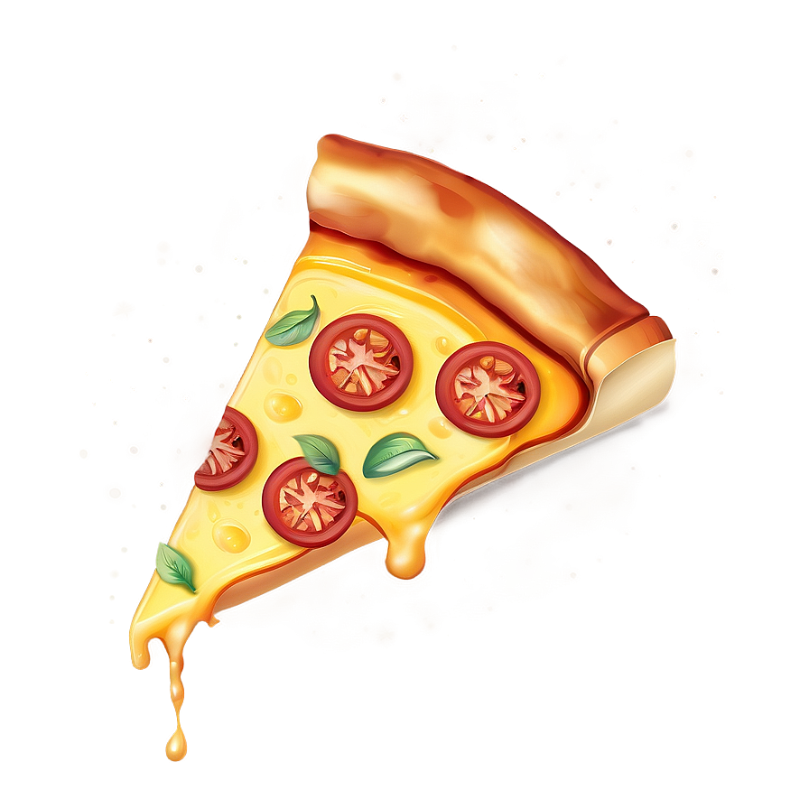 Cheese Pizza Vector Art Png 06262024 PNG image