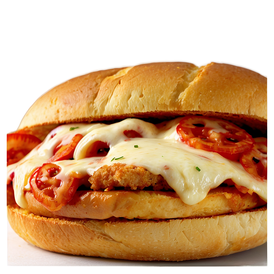 Cheesy Chicken Parmesan Sandwich Png Ttf96 PNG image