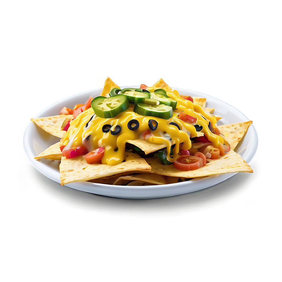 Cheesy Nachos Feast Png Jjs PNG image