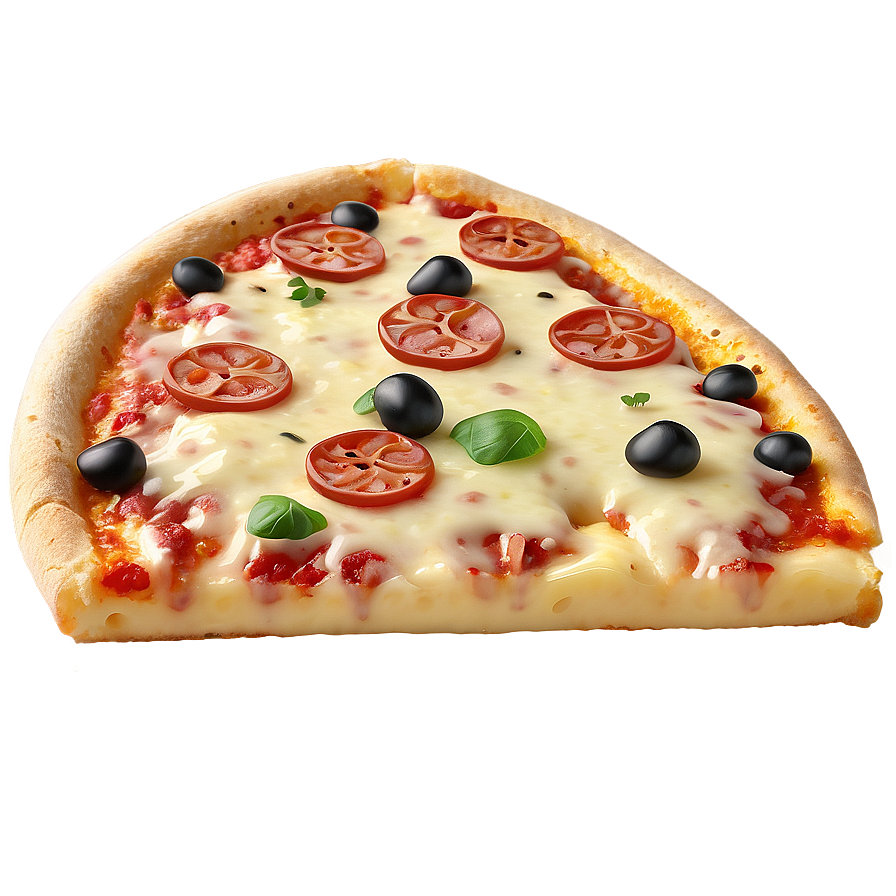 Cheesy Pizza Cartoon Graphic Png Mof PNG image