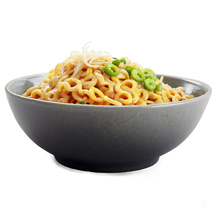 Cheesy Ramen Bowl Png 06212024 PNG image