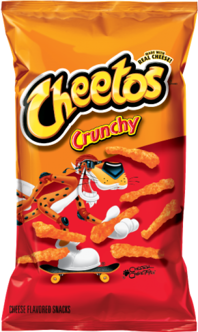 Cheetos Crunchy Cheese Flavored Snacks Package PNG image