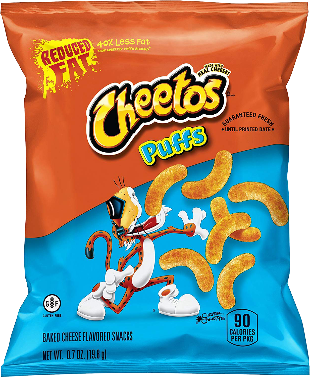 Cheetos Puffs Reduced Fat Package PNG image