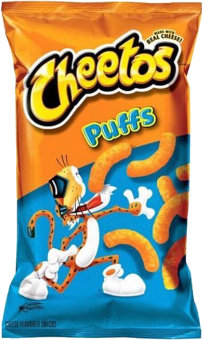 Cheetos Puffs Snack Bag PNG image