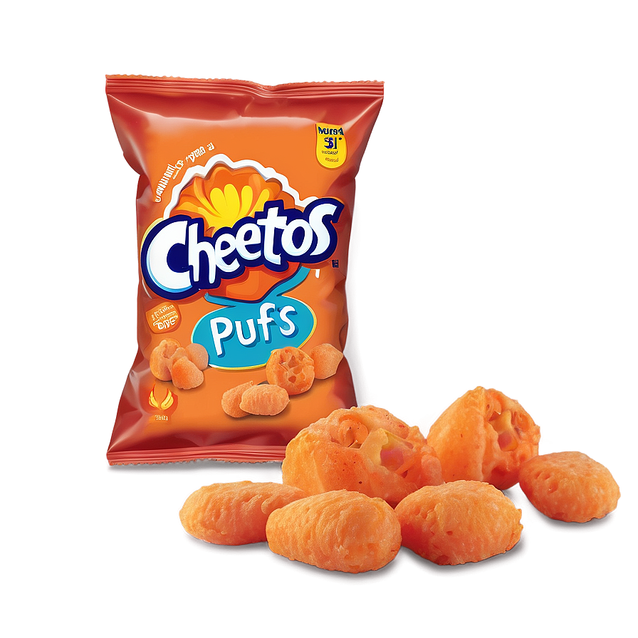 Cheetos Reduced Fat Puffs Png 12 PNG image