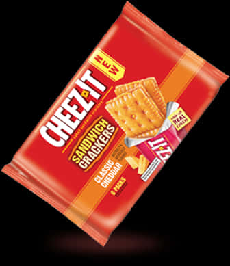 Cheez It Sandwich Crackers Package PNG image