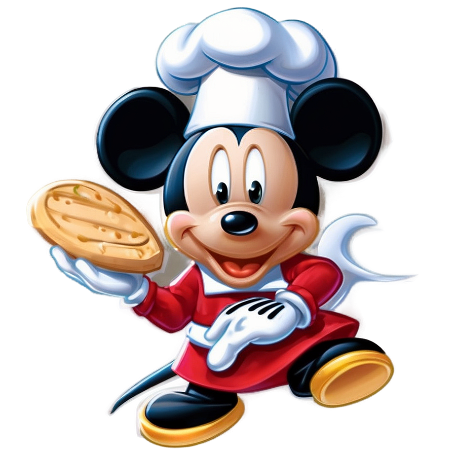Chef Mickey Mouse Cooking Png Wjp PNG image