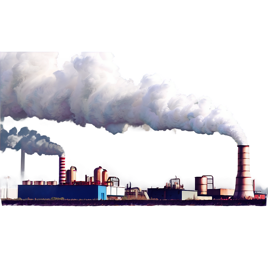 Chemical Pollution Factory Png 06212024 PNG image