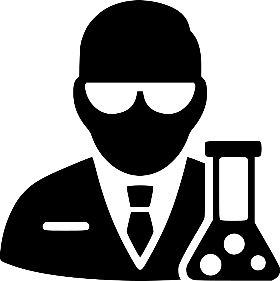 Chemist Iconwith Flask PNG image