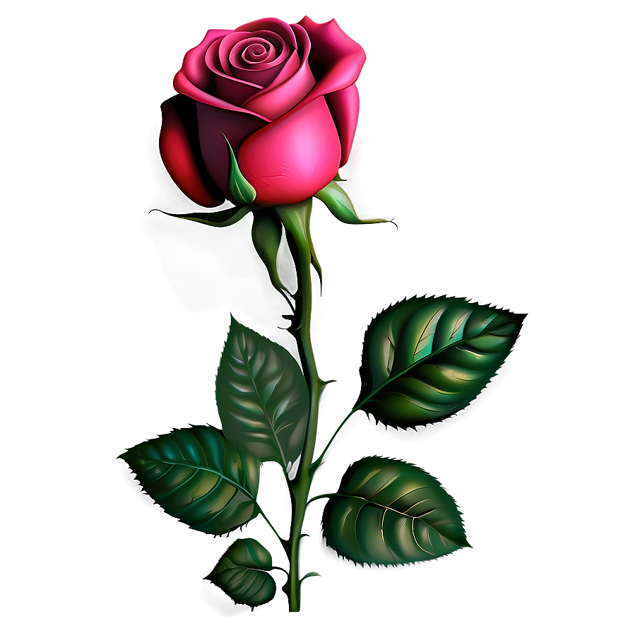 Cherished Rose Art Png 9 PNG image