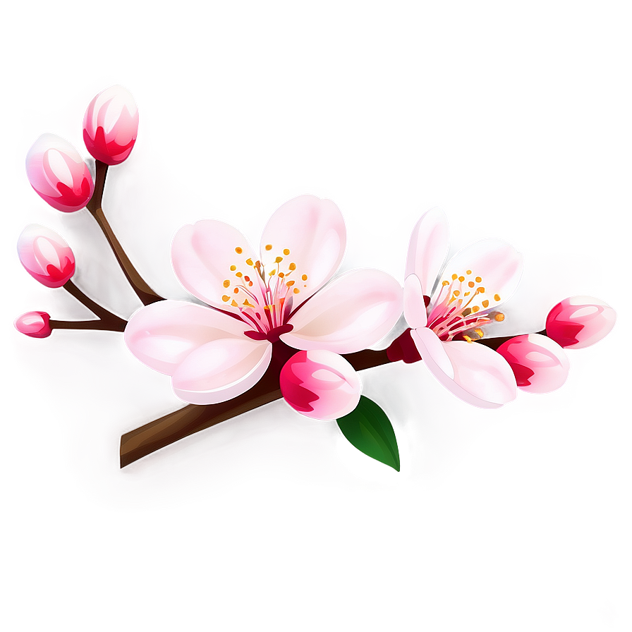 Cherry Blossom Emoji Expression Png 05032024 PNG image