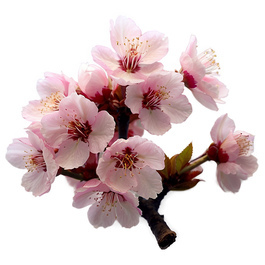 Cherry Blossom In Soft Focus Png Emg81 PNG image