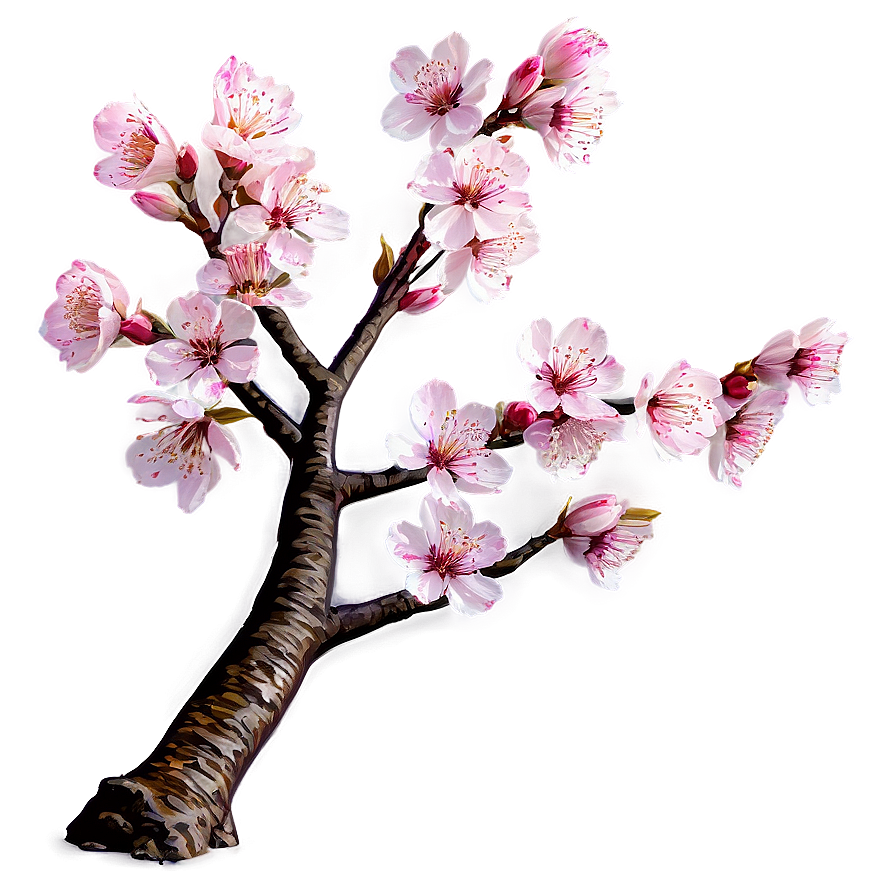 Cherry Blossom On Mountain Top Png 10 PNG image