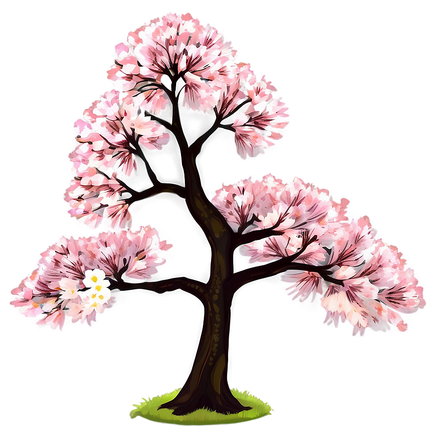 Cherry Blossom On Mountain Top Png 51 PNG image