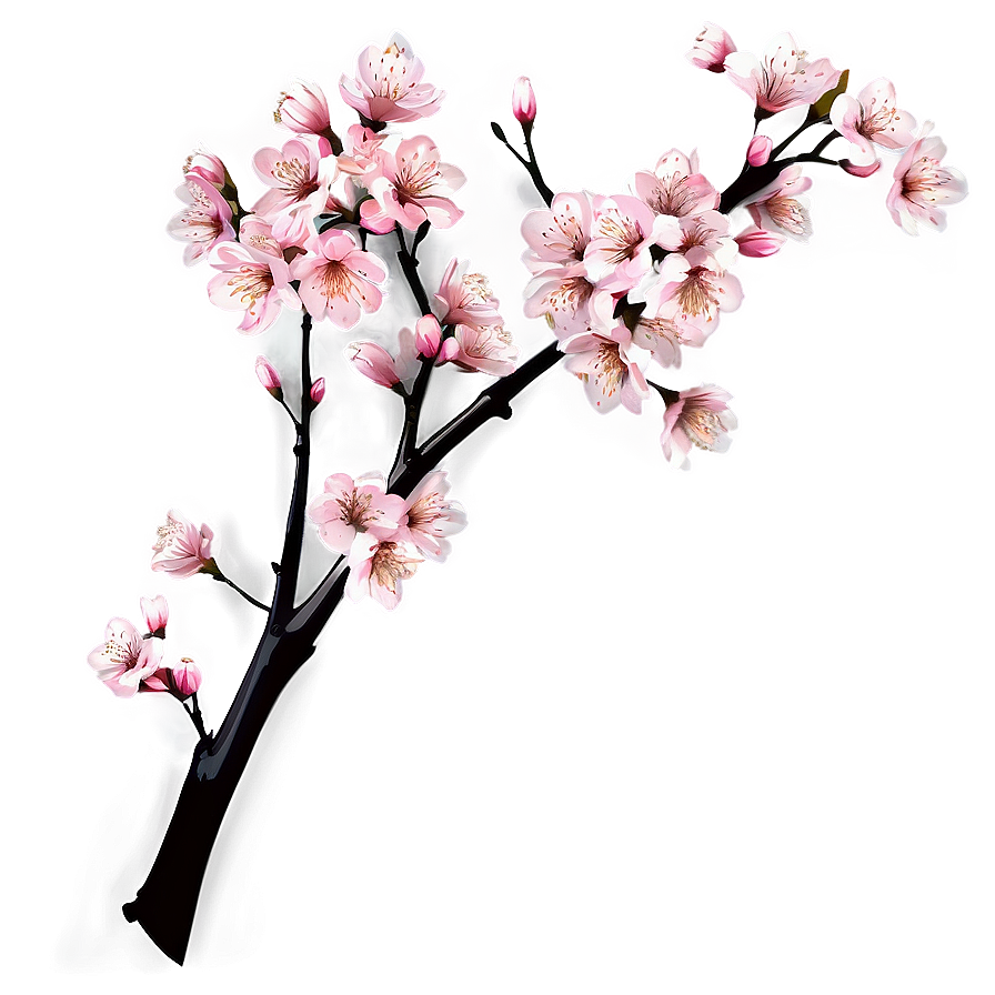 Cherry Blossom Tree Branch Png 05252024 PNG image