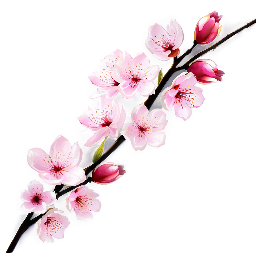 Cherry Blossom Zen Garden Png 5 PNG image