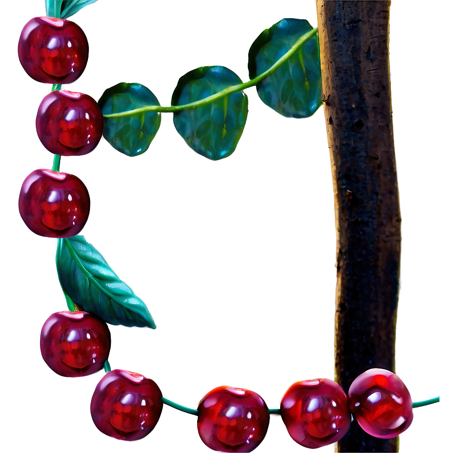 Cherry Garland Png Ytj PNG image