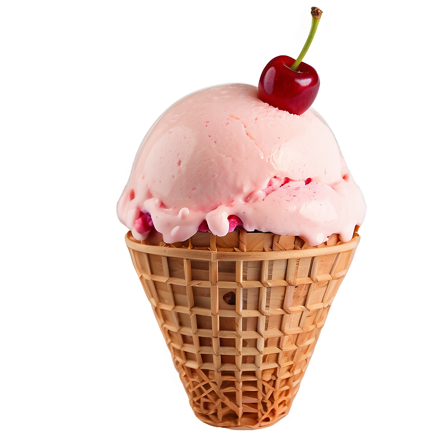 Cherry Ice Cream Png Jyq30 PNG image