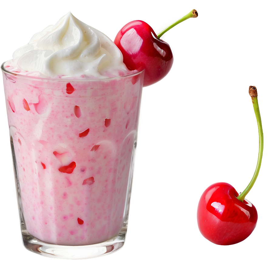 Cherry Milkshake Png Ufq PNG image