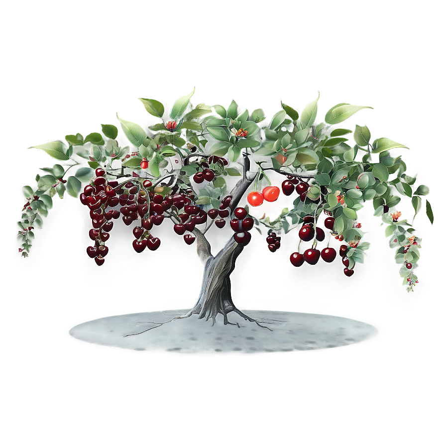 Cherry Orchard Scene Png 05212024 PNG image