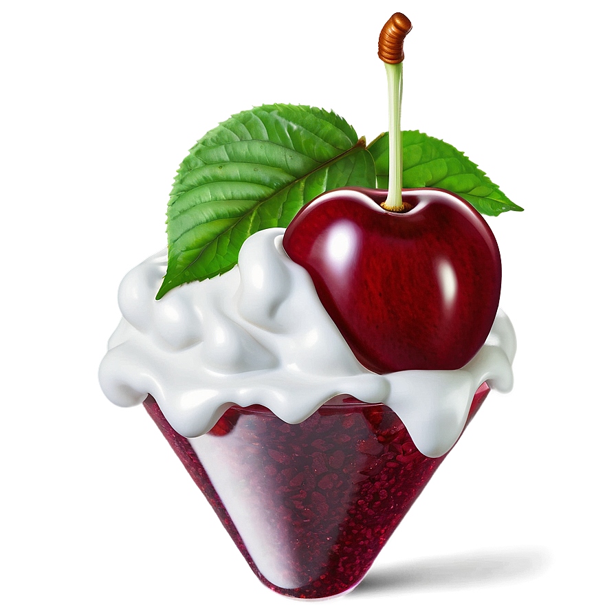 Cherry Sundae Png Hrp PNG image