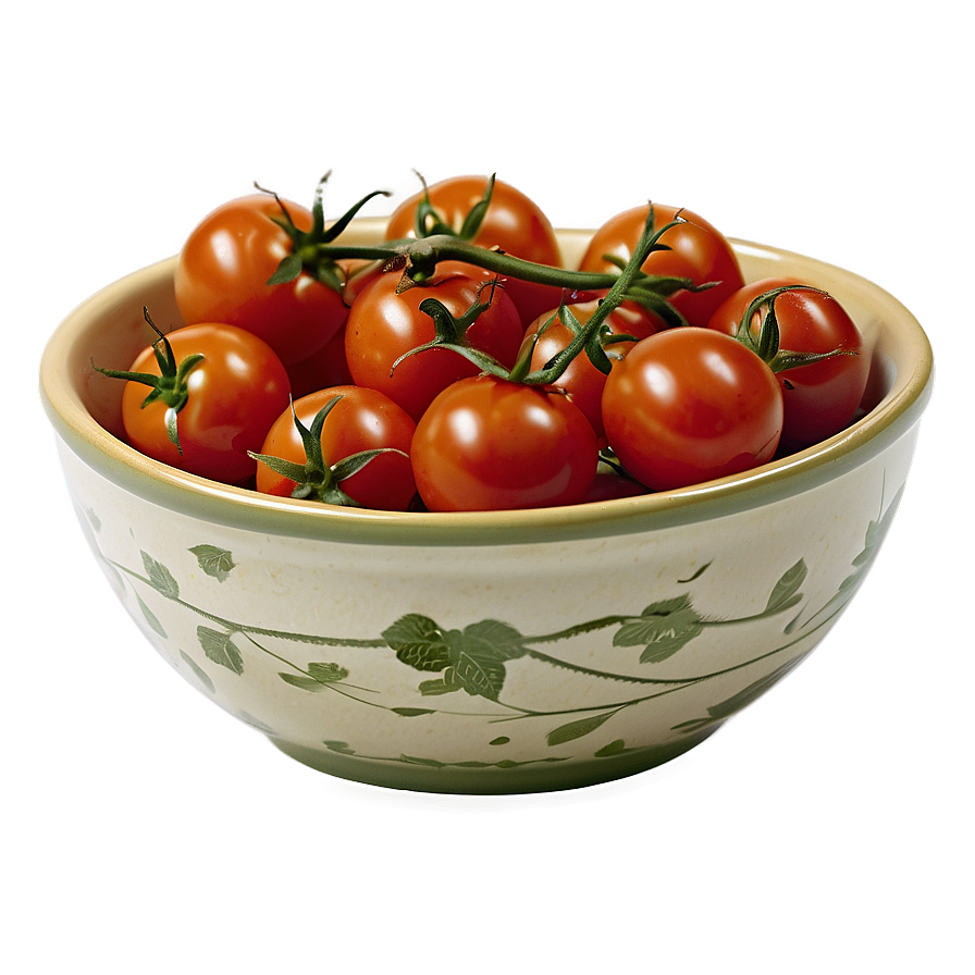 Cherry Tomato Bowl Png Pew PNG image