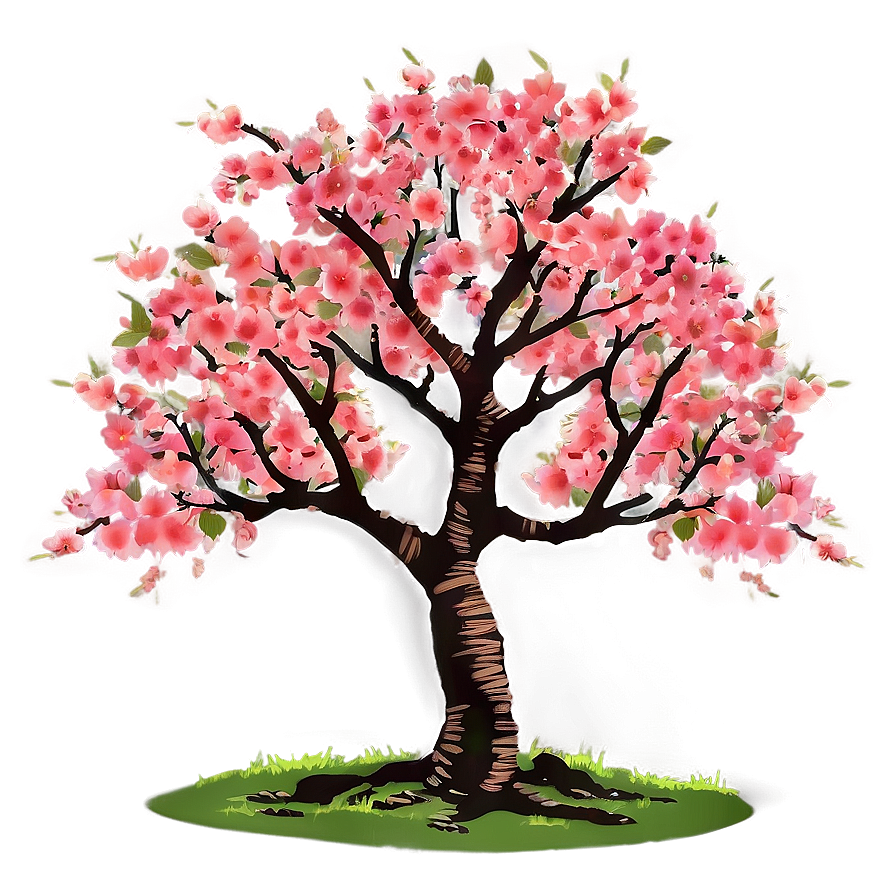 Cherry Tree Silhouette Png 42 PNG image