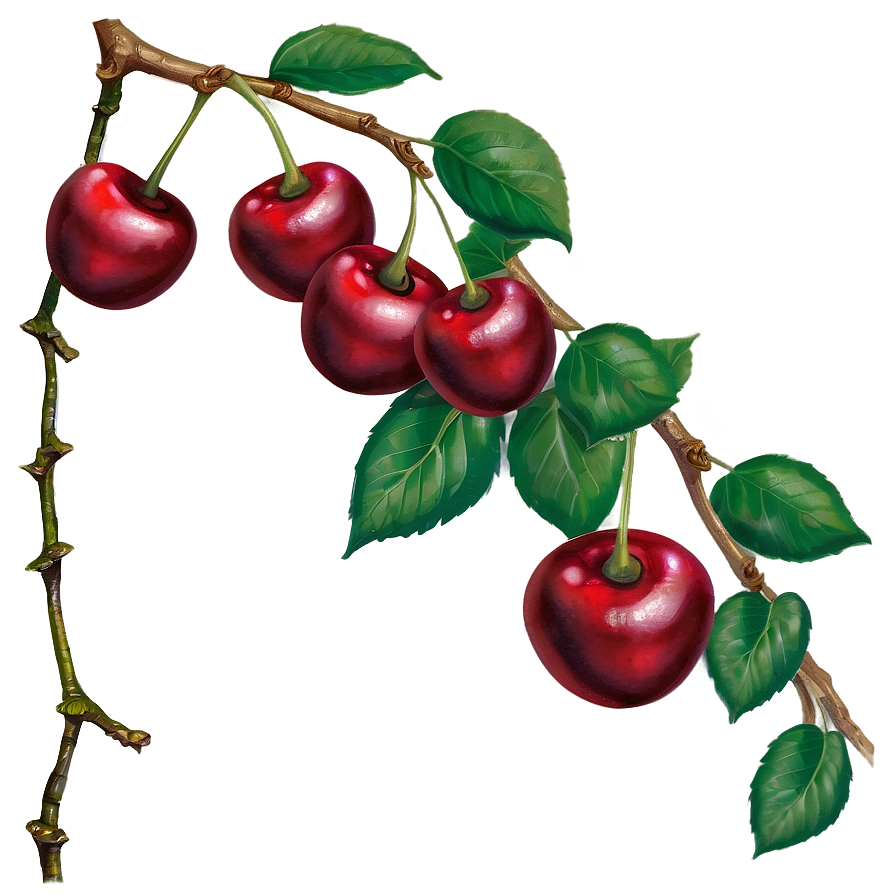Cherry Vine Png Hpg PNG image