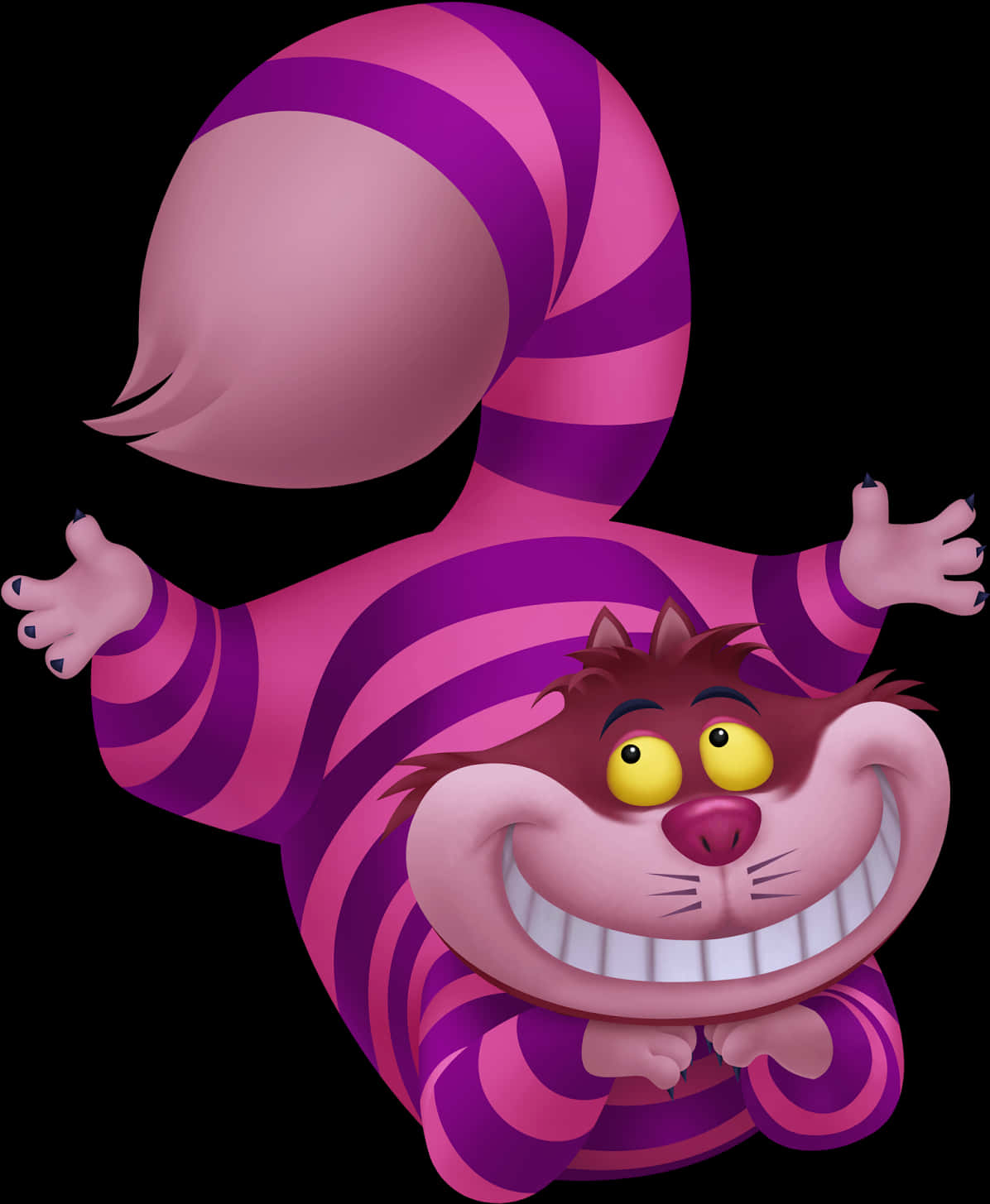 Cheshire Cat Grinning Disney Character PNG image