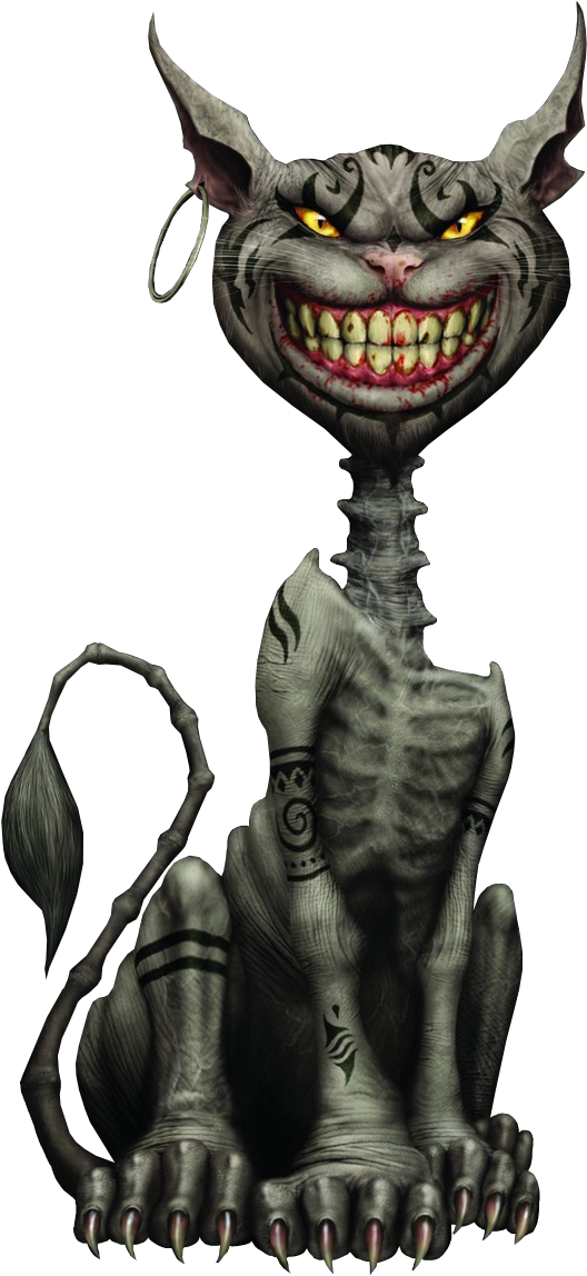 Cheshire Cat Sinister Smile PNG image