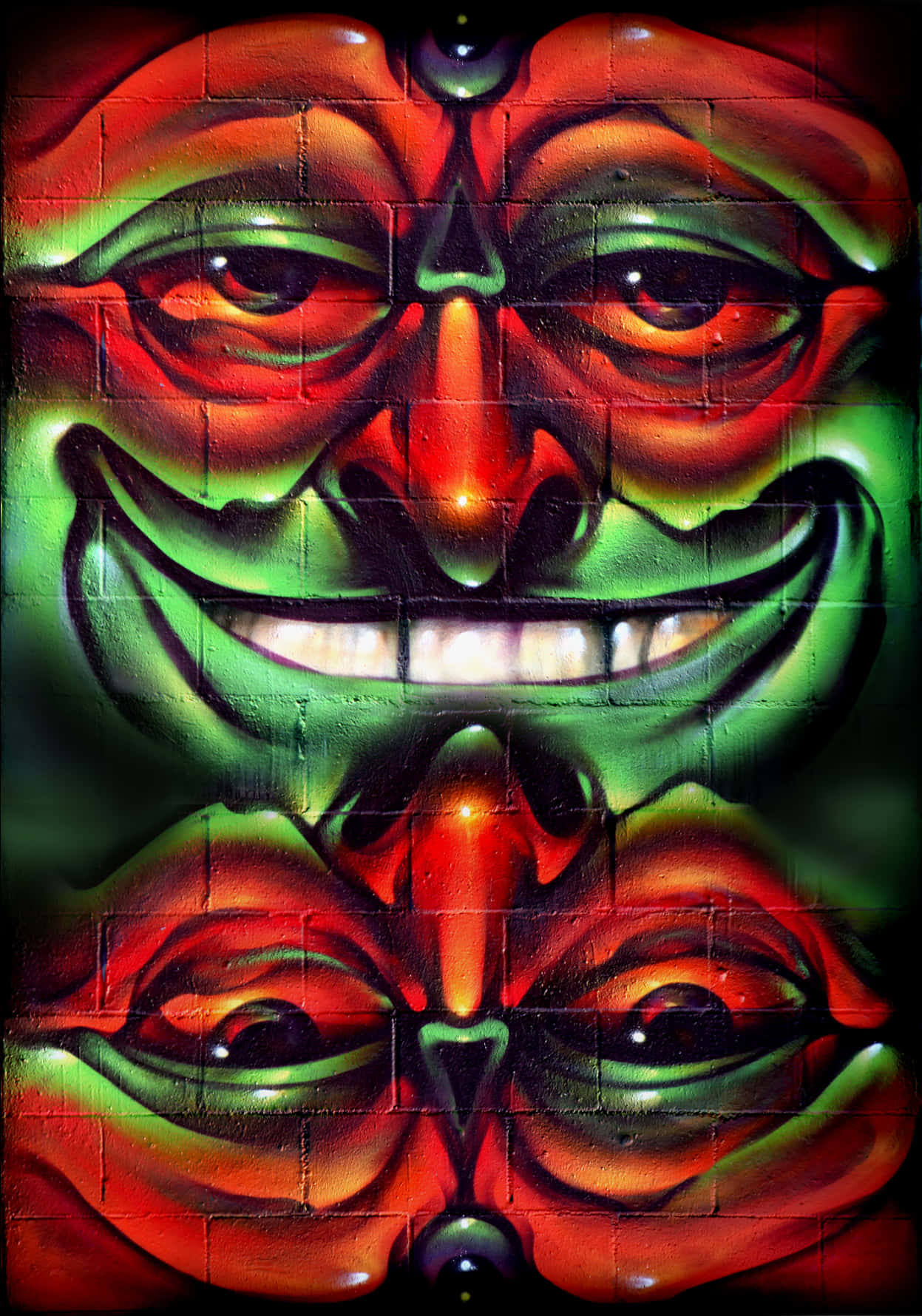 Cheshire Inspired Graffiti Smile PNG image