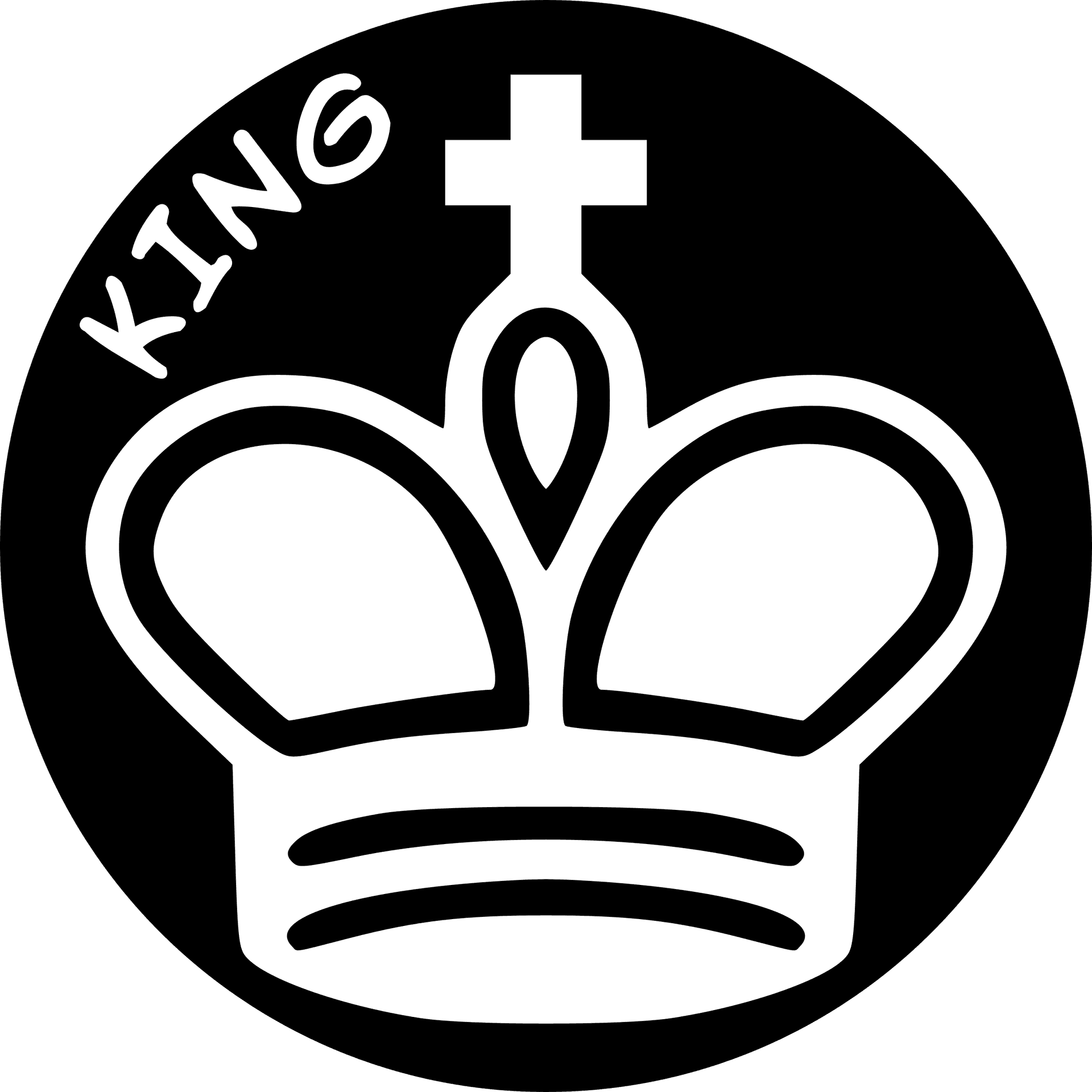 Chess King Piece Icon PNG image