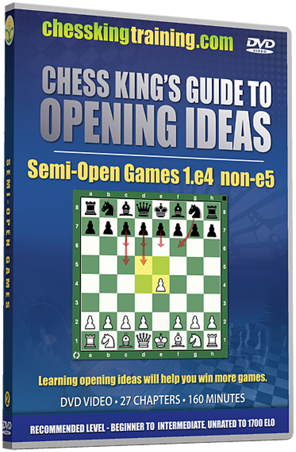 Chess Kings Guide Semi Open Games D V D Cover PNG image