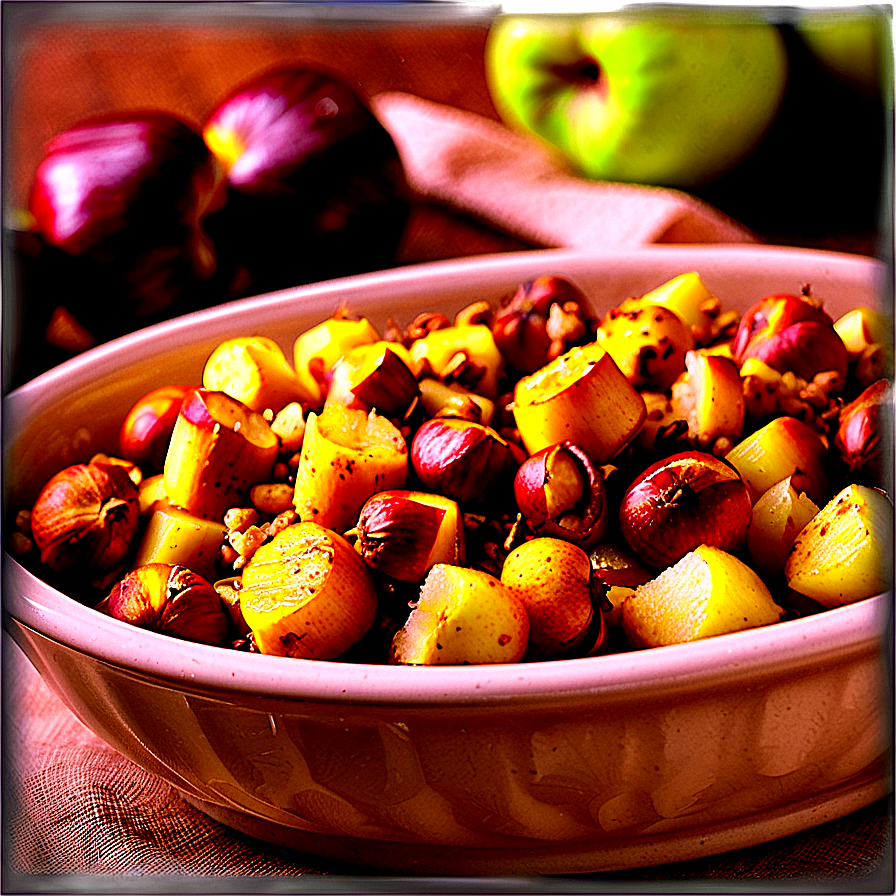 Chestnut And Apple Stuffing Png 25 PNG image