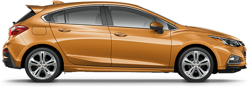 Chevrolet Cruze Side View PNG image